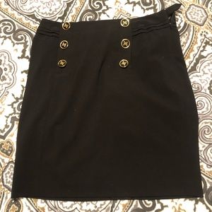Adrienne Vittadini Black Pencil Skirt